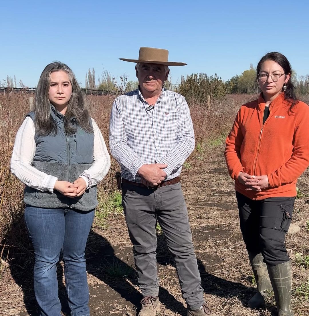 La familia Moncada en su campo de Quiriquina