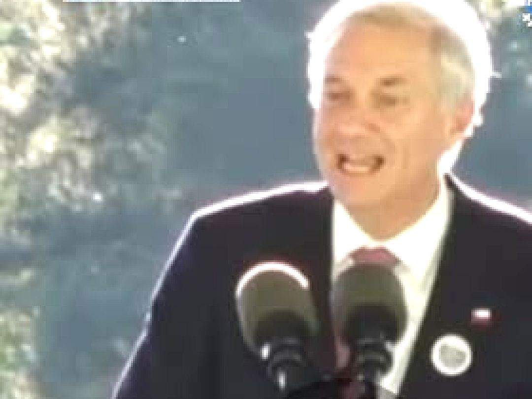 El Presidente José Antonio Kast durante la ceremonia en El Carmen