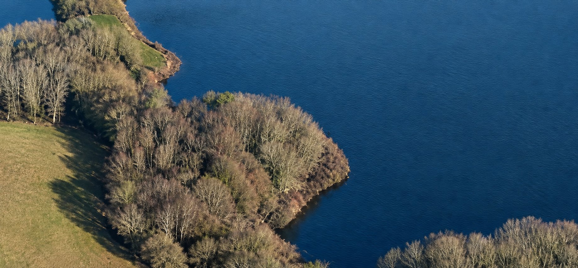 Vista del sector del futuro Embalse Zapallar