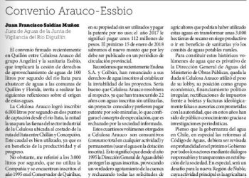 Convenio Arauco-Essbio