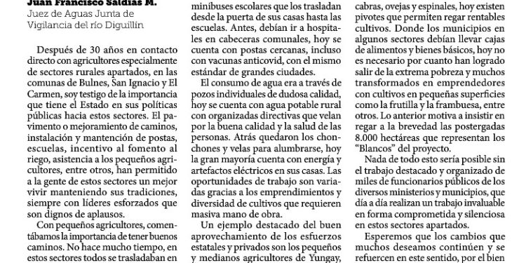 Estado y pequeños agricultores