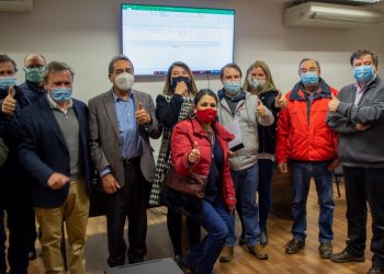 Reunión con Presidentes de las Organización de Usuarios del Agua de la zona, donde asistieron los 5 diputados de la Región de Ñuble