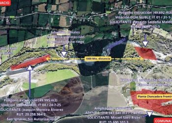 Regantes denuncian aprobación irregular de extracción de áridos