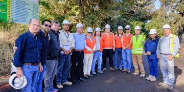 El pasado 15 de enero se entregó oficialmente el terreno a la empresa CWE para iniciar la construcción del Embalse Zapallar